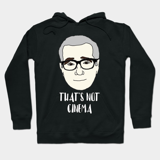 Martin Scorsese Cartoon Hoodie by RevolutionInPaint